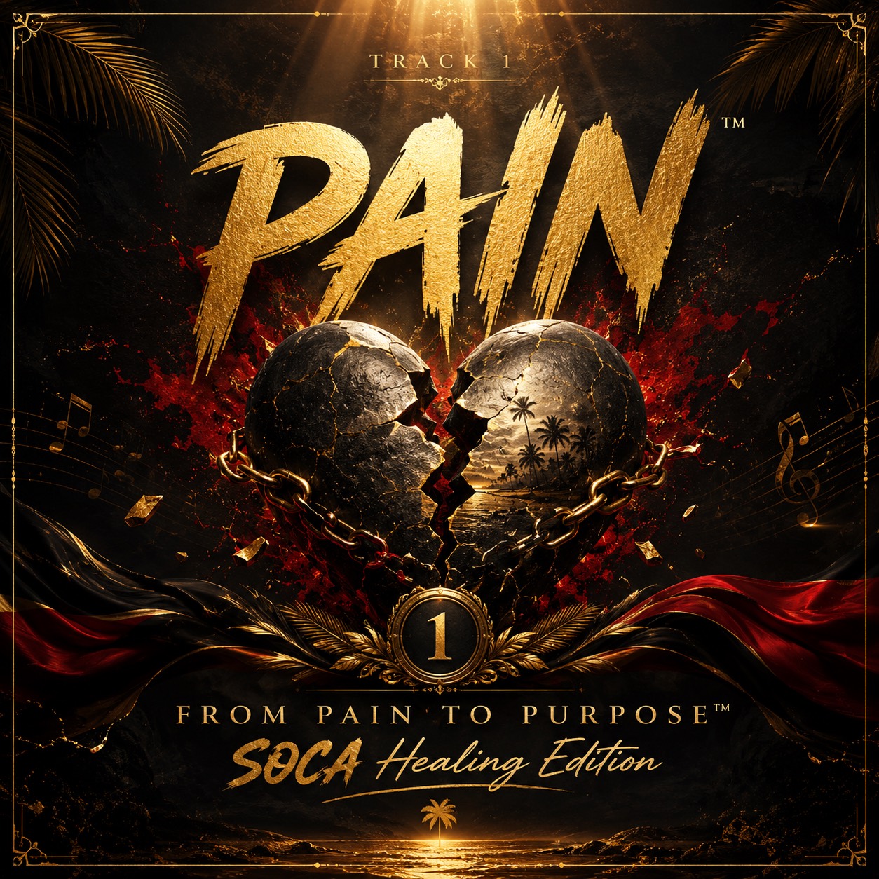 PAIN SOCA Healing Remix track artwork