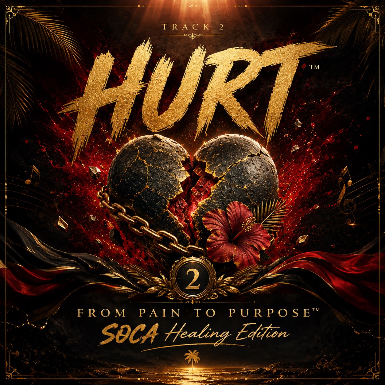 HURT SOCA Healing Remix track artwork