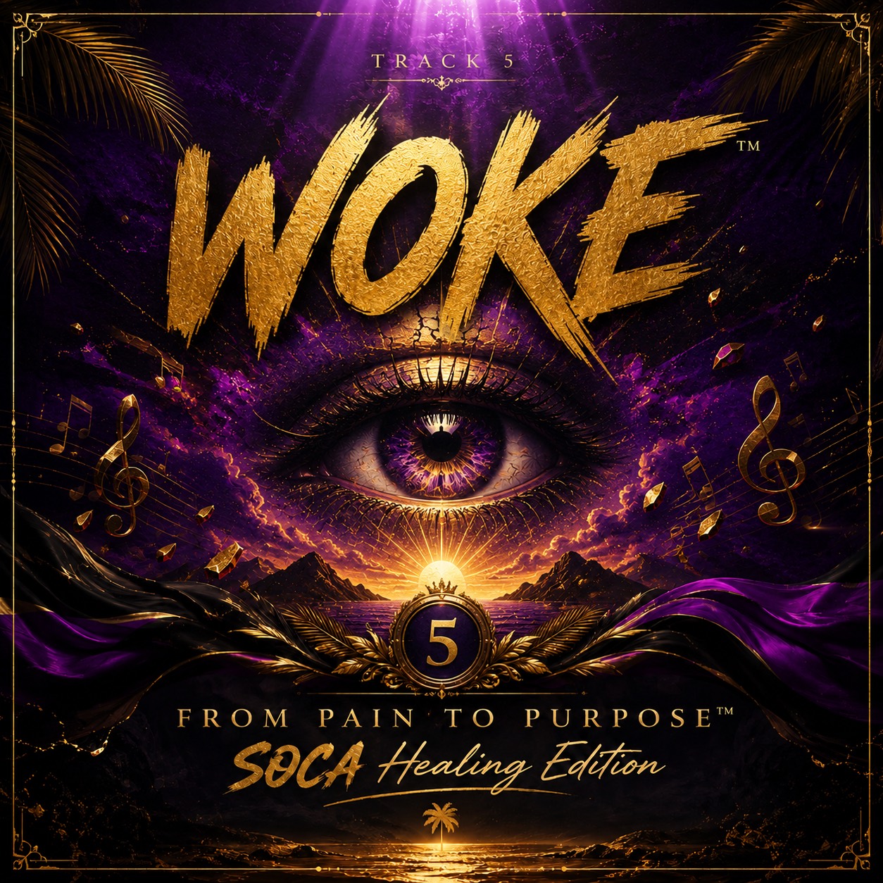 WOKE SOCA Healing Remix track artwork