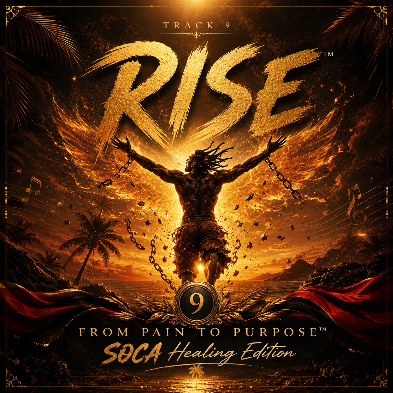 RISE SOCA Healing Remix track artwork