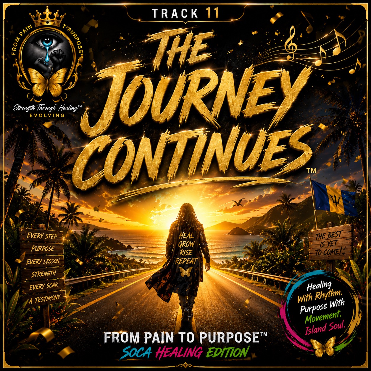 THE JOURNEY CONTINUES SOCA Healing Remix track artwork